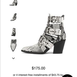 Jefferey Campbell caceres snakeskin boot 🐍 ♥️